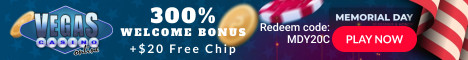 20 Free Chip No Deposit At Vegas Casino Online