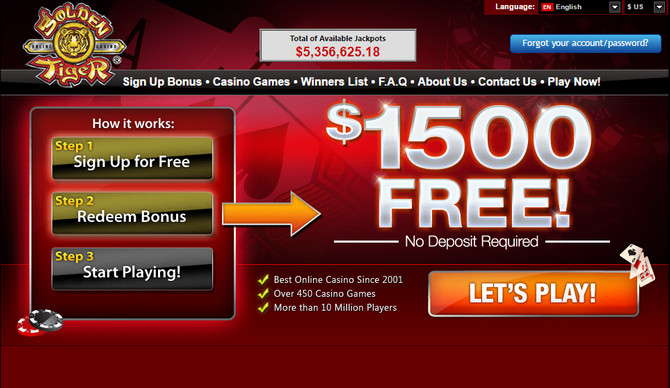 Online Casino With Free Sign Up Bonus Slot Machine