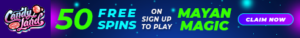 50 No Deposit Free Spins on Mayan Magic at Candyland Casino
