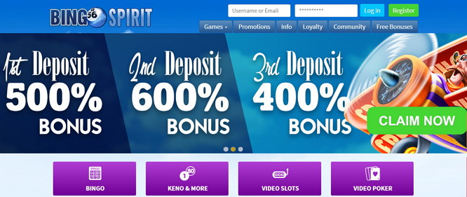 bingo spirit no deposit bonus codes