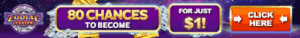 80 Spins on Mega Money Wheel at Zodiac Casino