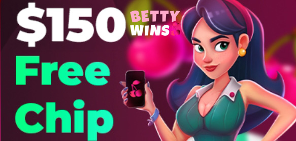 $150 Free Chip at BettyWins Casino